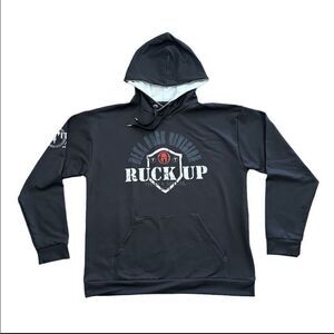 Titan 6 Actual DEKA Ruck Up Hoodie Black Performance Pullover XL Gym